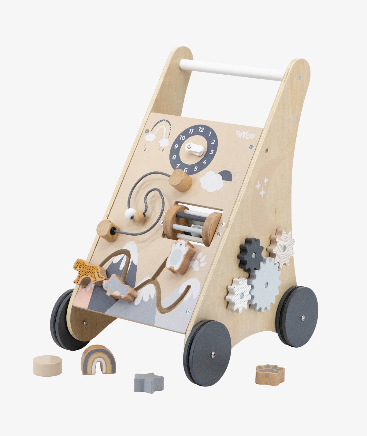Tryco Nature Wooden Baby Activity Stroller ♥ Tryco Baby ♥